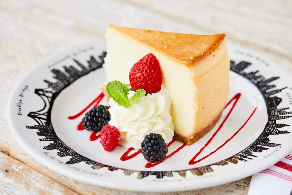 New York cheesecake at B&B Butchers & Restaurant.