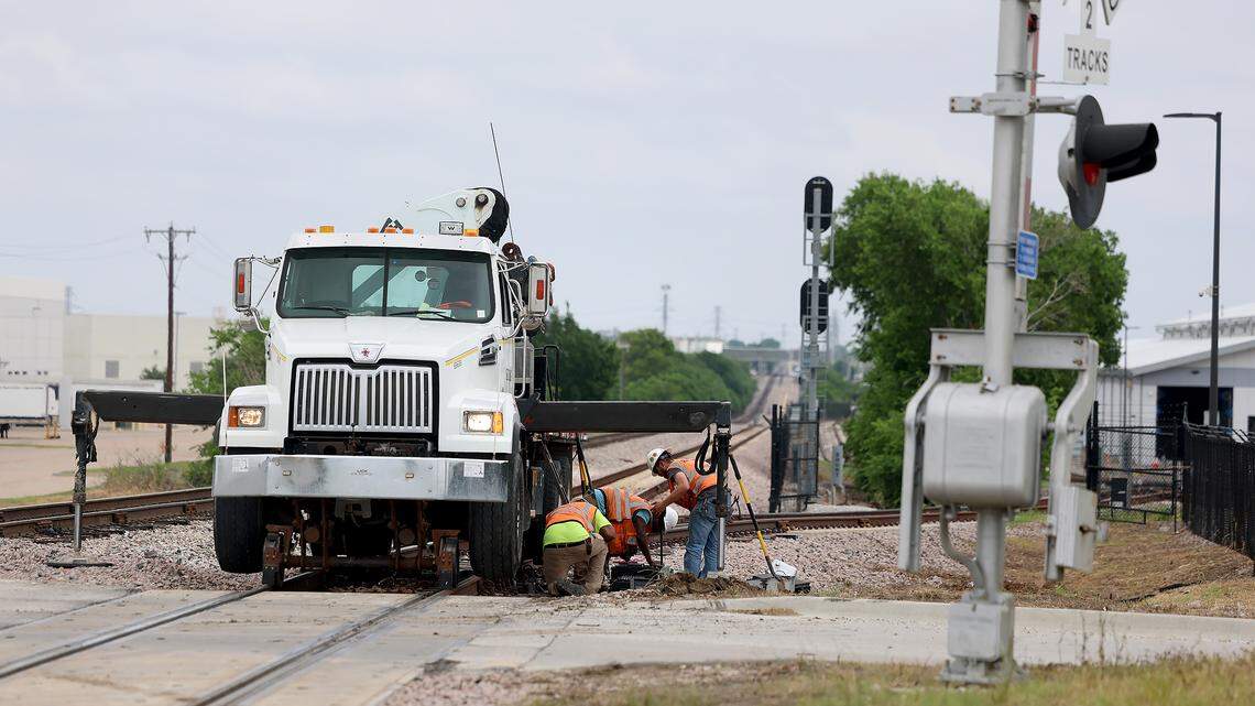 TEXRail train in crash with vehicle between Fort Worth North Side, Mercantile stations