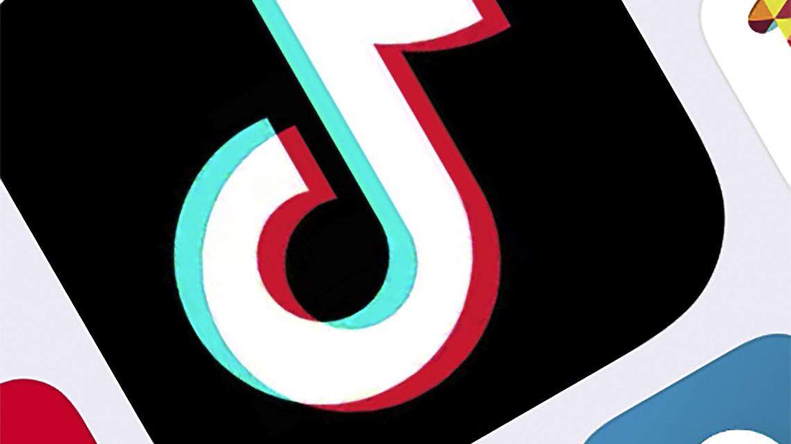 This Tuesday, Feb. 25, 2020 photo shows the icon for TikTok taken in New York. From the perspective of teens flooding onto TikTok, the Chinese-owned online video app is a major new outlet for self-expression, one proudly home to the silly, the loud and the weird. To others, though, the service is an unnerving black box that could be sharing information with the Chinese government, facilitating espionage, or just promoting videos and songs some parents consider lewd. (AP Photo)