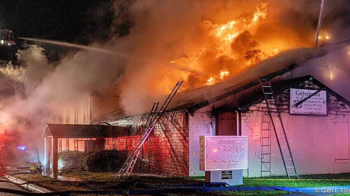 Shortly before 8 p.m. Thursday, multiple 911 callers reported that Getsemani Church on Fort Worth’s north side was on fire, officials say. It took firefighters about an hour-and-a-half to get the blaze under control.