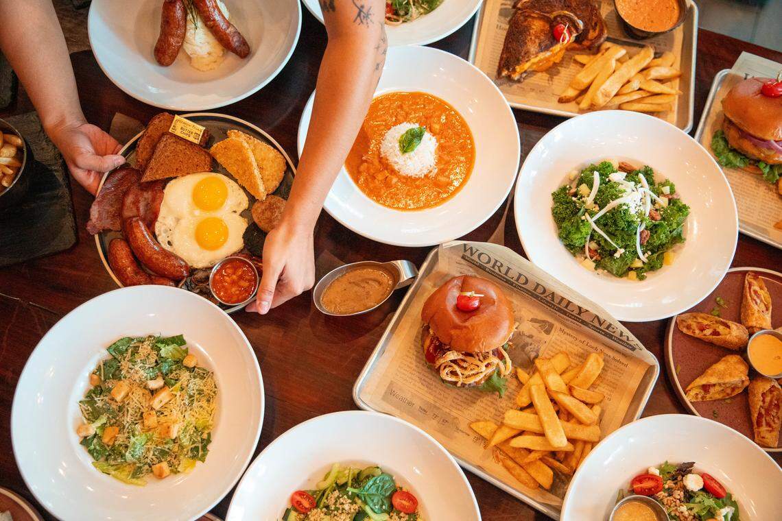 Irish breakfast and the Jameson burger are just a few of the dishes offered at Henry McCarty’s Irish Pub in the West 7th Entertainment District.