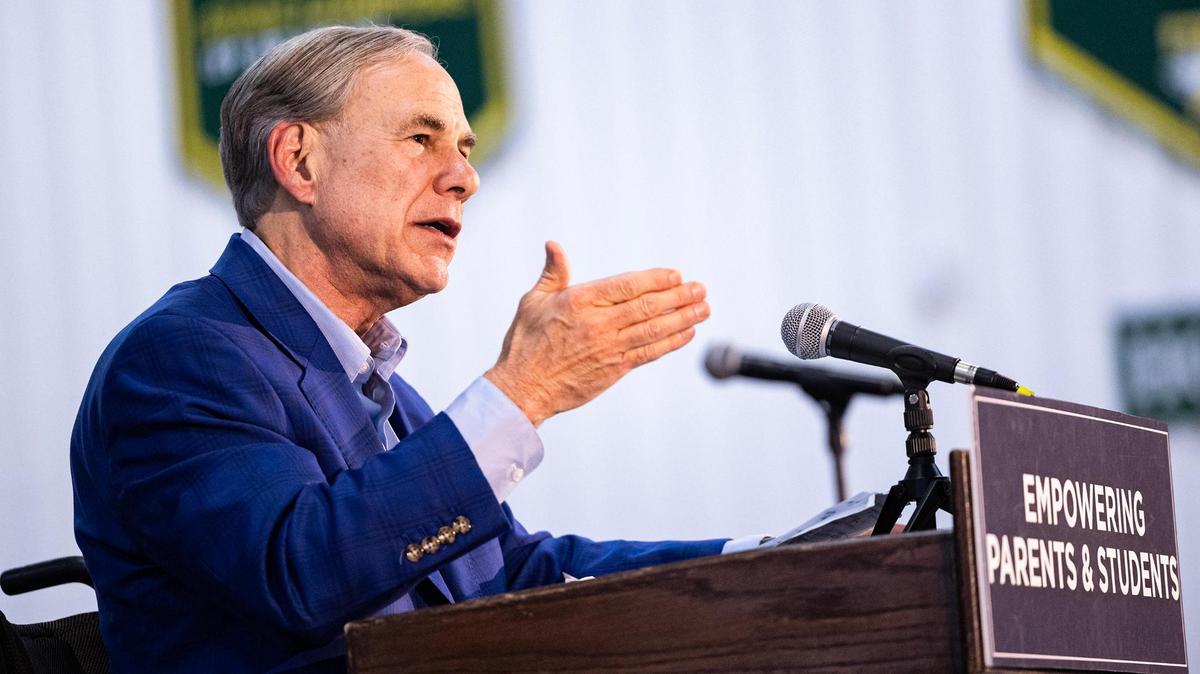 Texas Gov. Greg Abbott in Fort Worth on March 6, 2025.