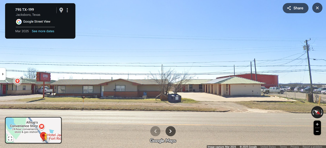 The OYO Hotel in Jacksboro at 824 S. Main St.