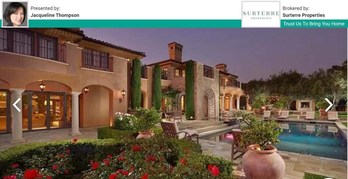 Pool and backyard area