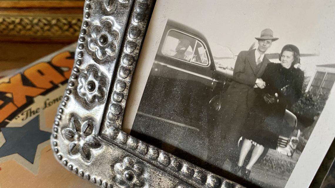 Bud and Liona Kennedy of Fort Worth paid $600 to adopt a son in 1955.