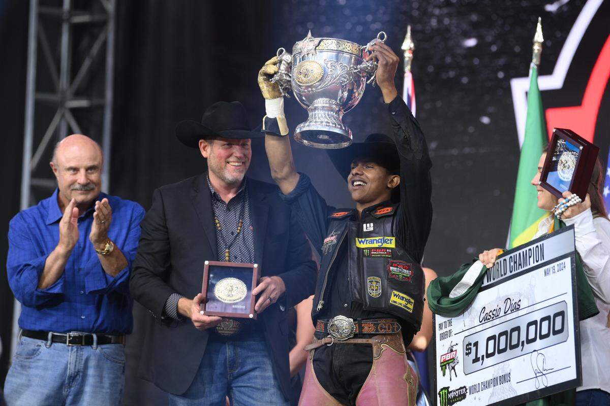 During the second round of the 2024 Unleash The Beast PBR World Finals Championship at AT&T Stadium.