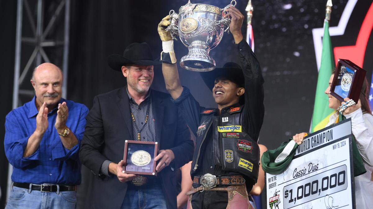 During the second round of the 2024 Unleash The Beast PBR World Finals Championship at AT&T Stadium.