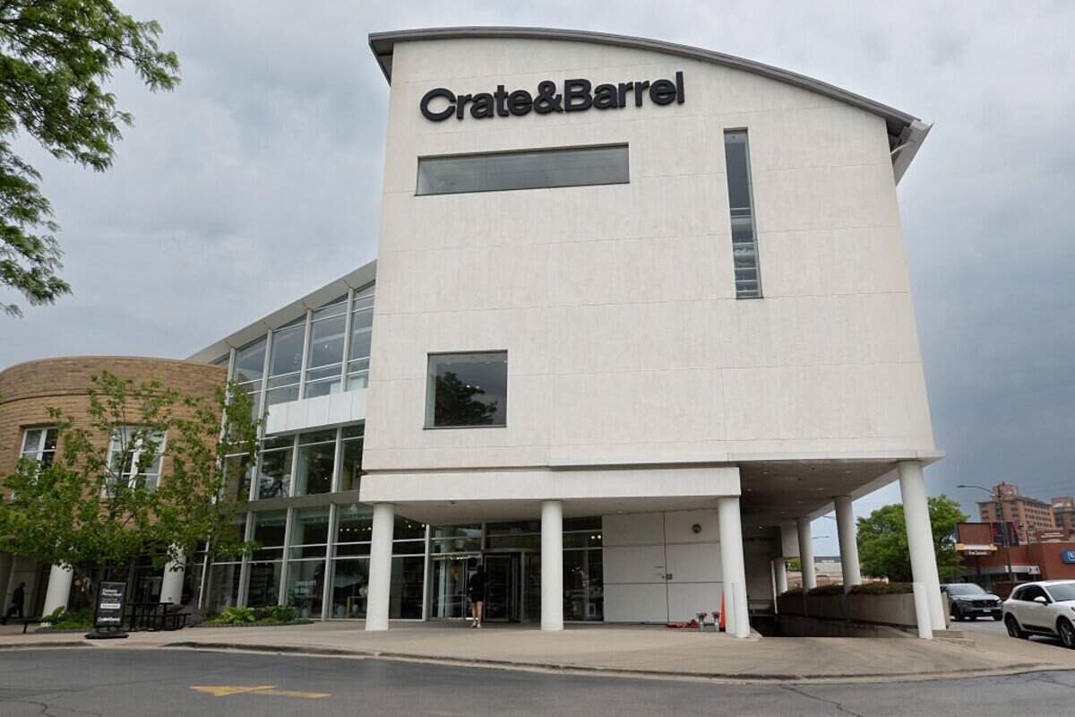 CHICAGO, ILLINOIS - MAY 30: A Crate & Barrel store is shown on May 30, 2025 in Chicago, Illinois. (Photo by Scott Olson/Getty Images)