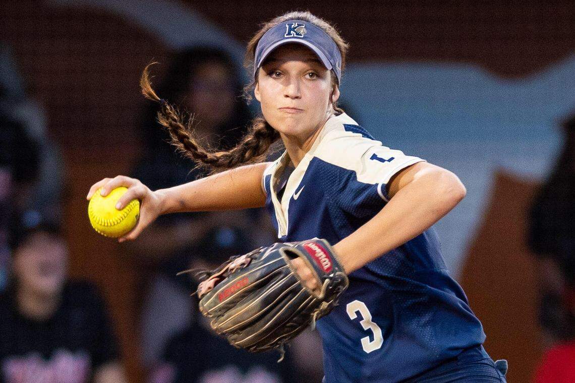 Keller junior third baseman Riley Love.