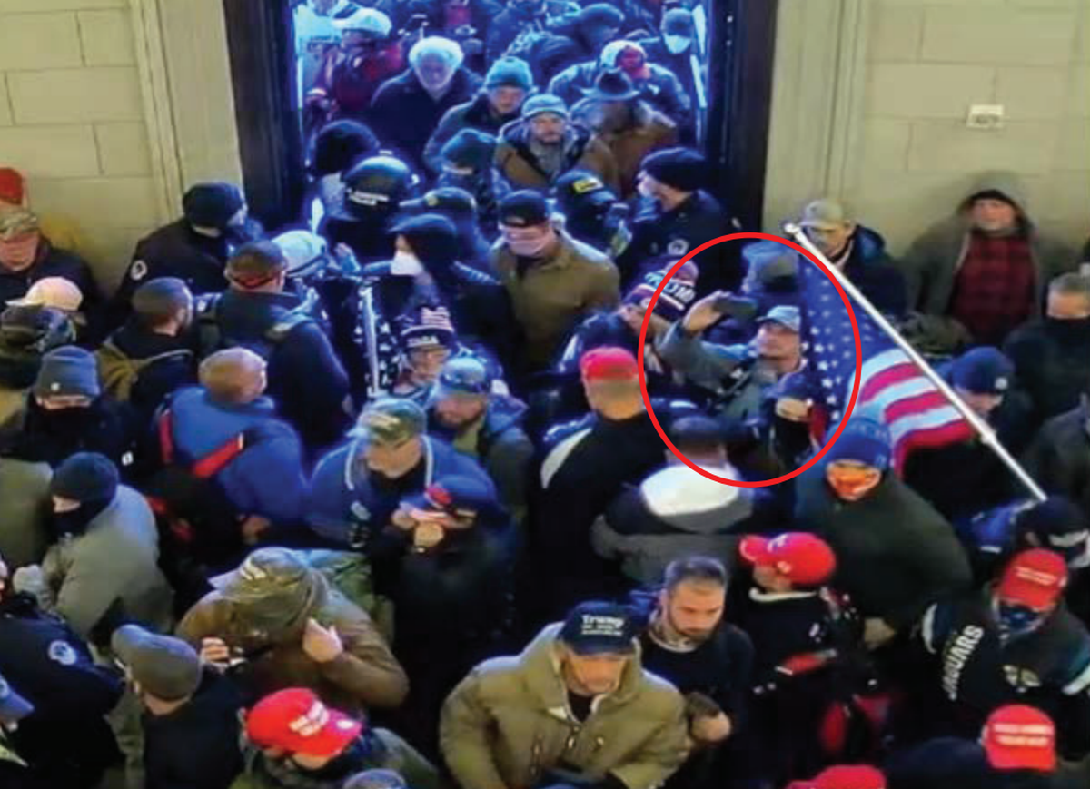 Jason Hyland, a Frisco real estate agent, was charged after federal investigators identified him as one of hundreds of people who stormed the U.S. Capitol on Jan. 6.