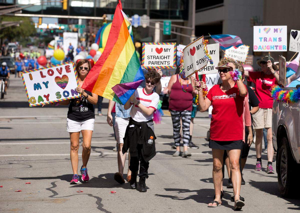 The theme for the 36th annual Tarrant County Gay Pride parade in downtown Fort Worth on Saturday, October 7, 2017 was Live Life Bold. Following the Pulse nightclub shooting, organizers wanted to encourage the community to live their lives in the open.