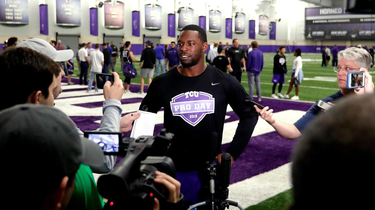 TCU DE Ben Banogu was taken 49th overall by the Indianapolis Colts.
