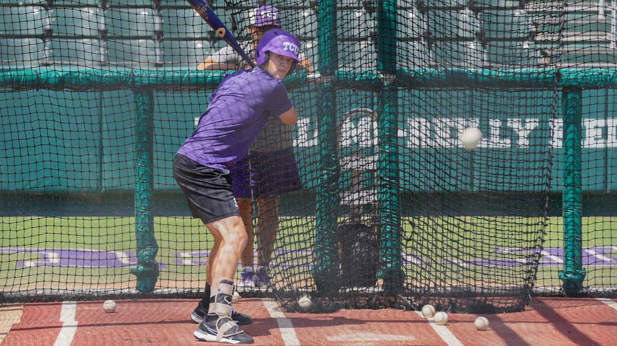 TCU third baseman Brayden Taylor was named to the All-Big 12 preseason team on Wednesday.