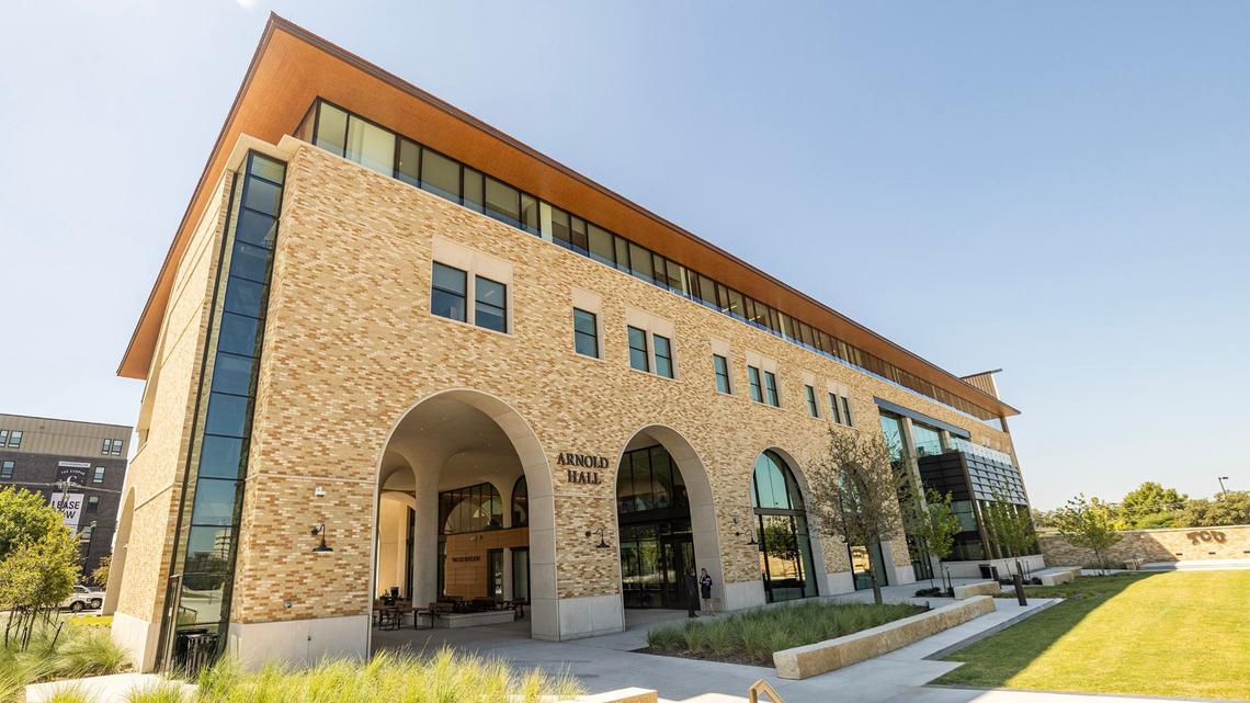 The TCU Burnett School of Medicine located on Rosedale Street in Fort Worth.