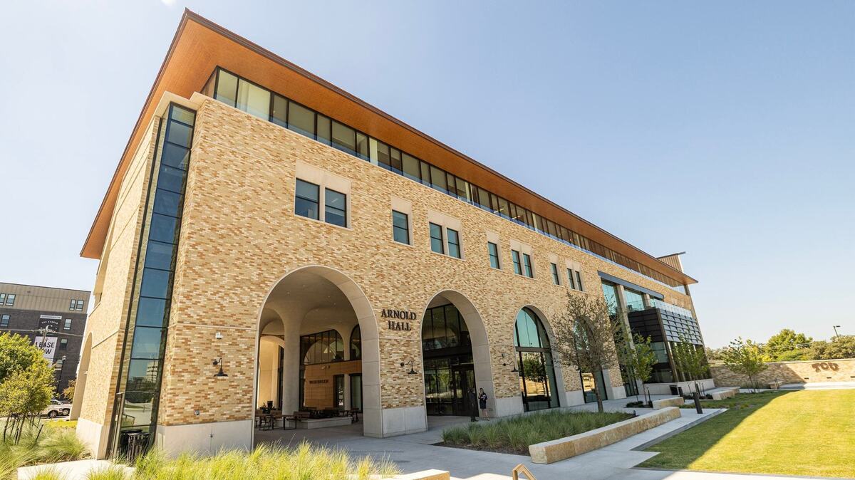 The TCU Burnett School of Medicine located on Rosedale Street in Fort Worth.
