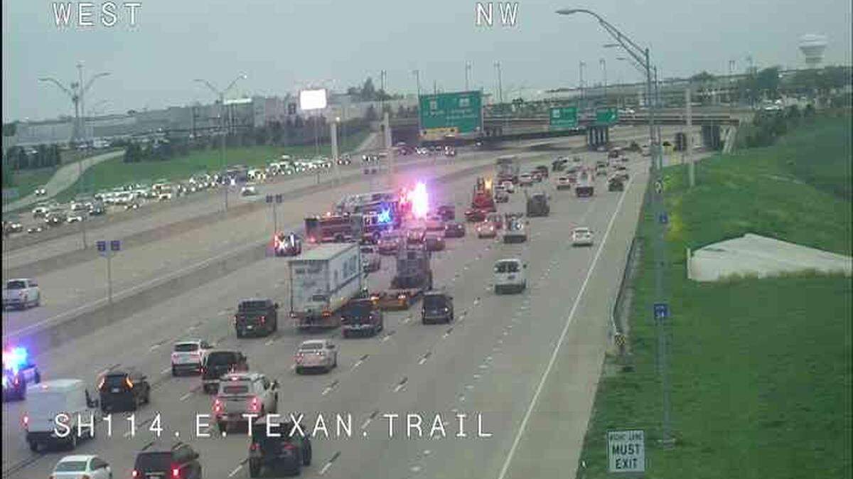 Grapevine police are investigating a shooting that injured one person Friday morning during rush hour.