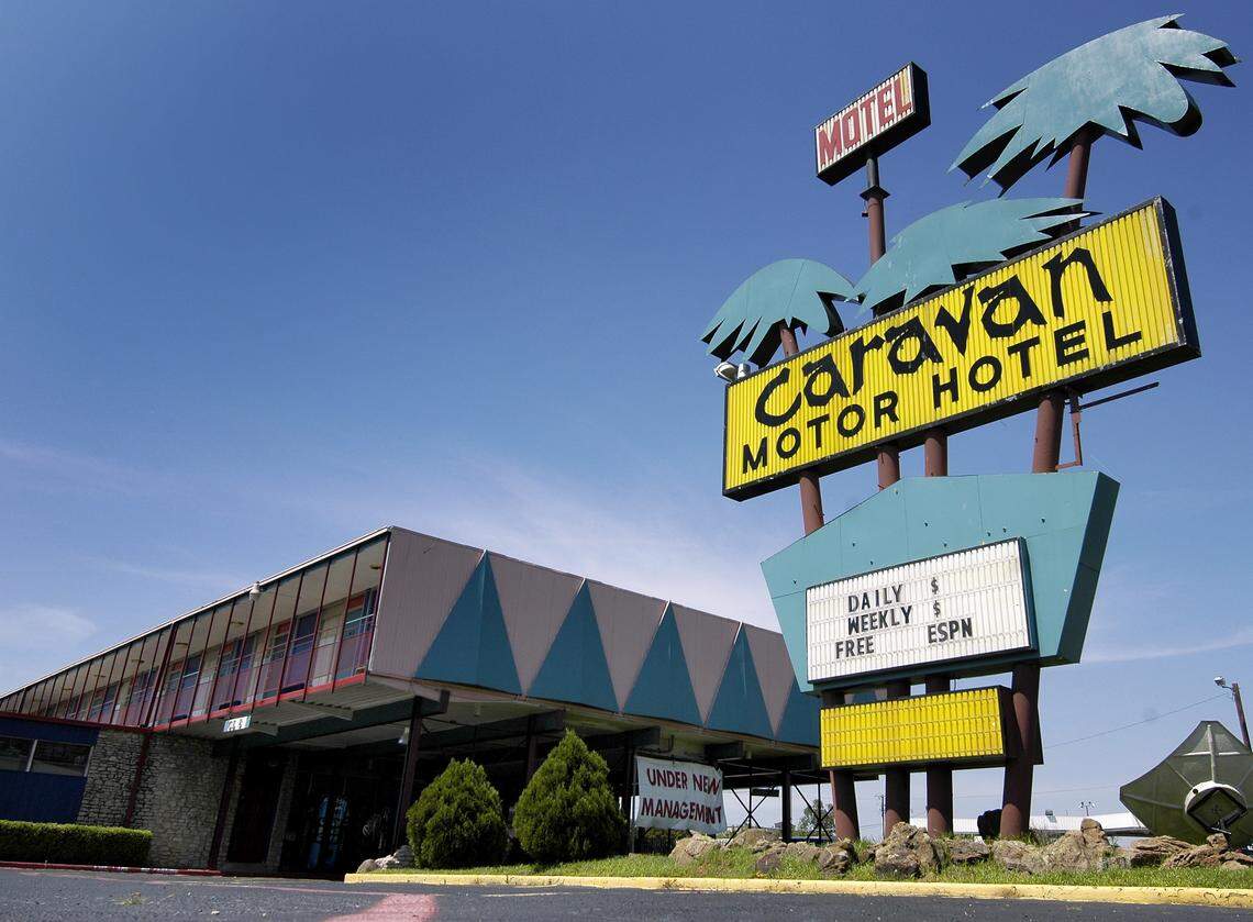 This 2007 file photo shows the former Caravan Motor Hotel at 908 E. Division St., built in 1961. The new upscale Caravan Court Hotel, opening in spring 2026, preserves some of the original structure and design but adds a six-story tower.