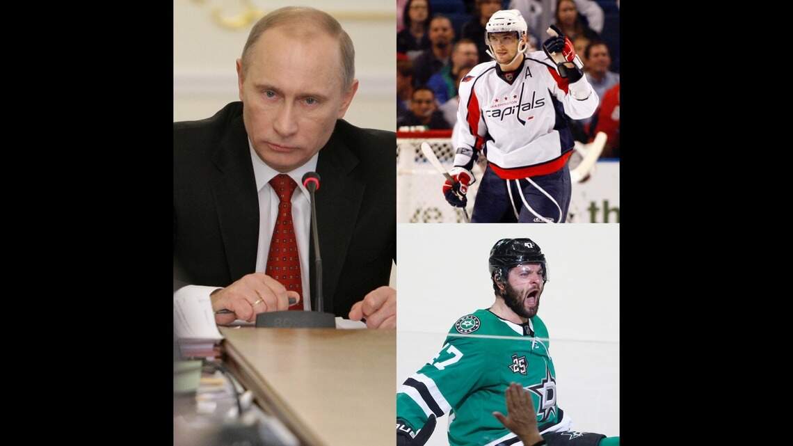 Vladimir Putin has turned the NHL’s Russian tough guys into a roster of meek cowards