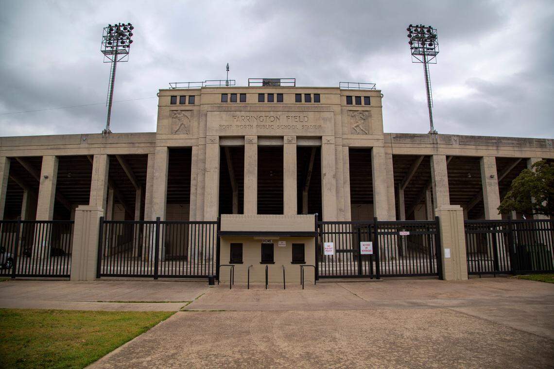 Farrington Field could be getting new neighbors as the Fort Worth school district looks for a developer for the surrounding land. 