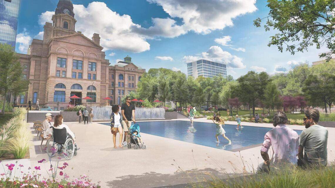 2 parques renovados cambiarán la sensación del centro de Fort Worth. Echa un vistazo