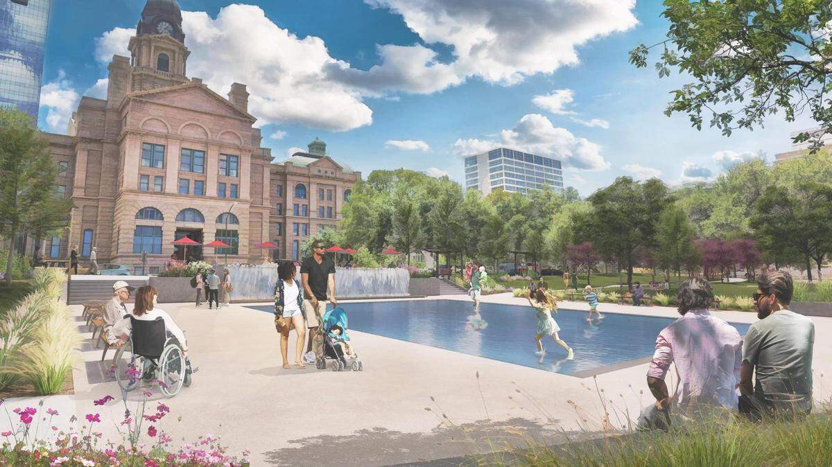 El arte conceptual ofrece detalles más claros sobre los planes para el renovado Paddock Park.
