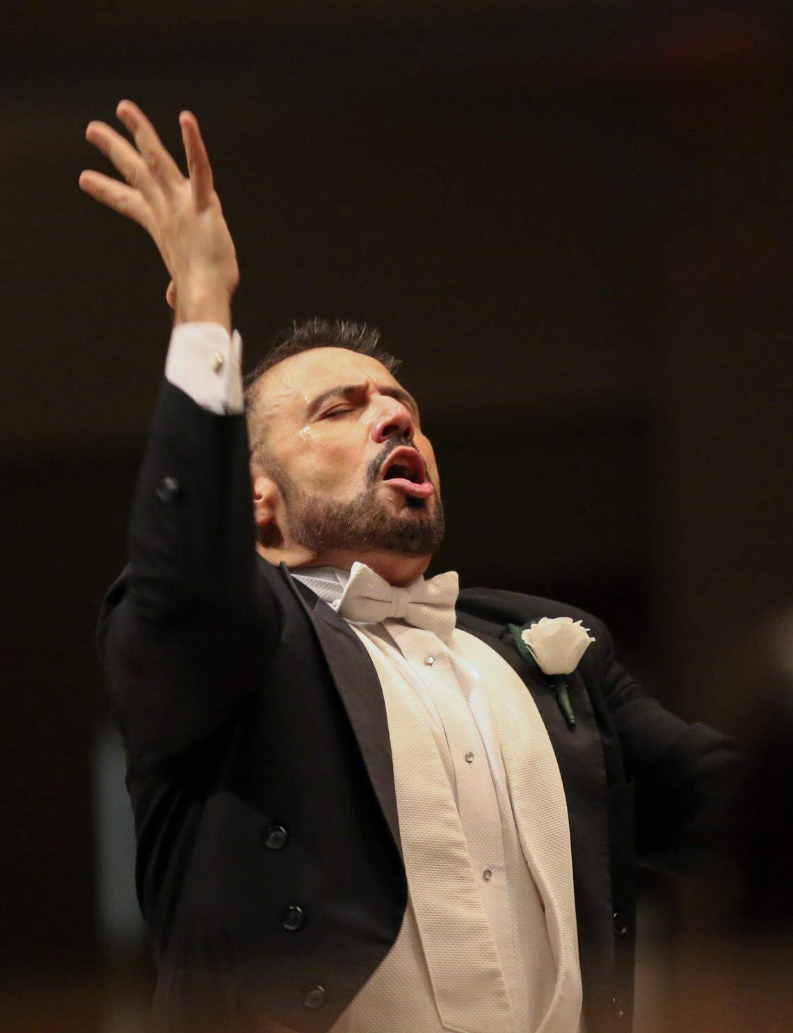 Arturo Ortega directs The Voices of Flower Mound community choir. The group has been invited to perform in a concert at Carnegie Hall in New York City Feb. 20. The concert pays homage to musical arrangements and compositions of famed Tabernacle Choir director Mack Wilberg.
