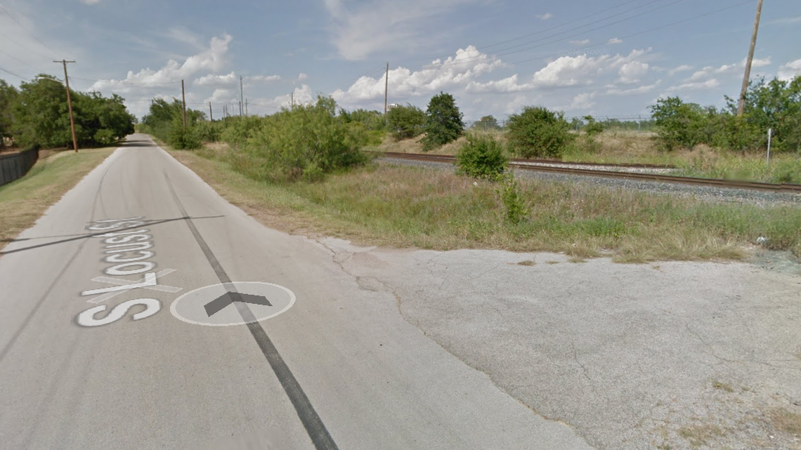 A man was killed when he was hit by a train in Denton early Wednesday morning.