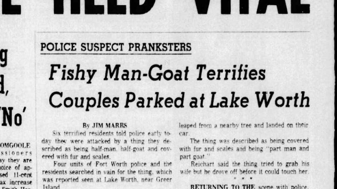 In July 1969, tales of the ‘Lake Worth Monster’ terrified Fort Worth. But was it real?