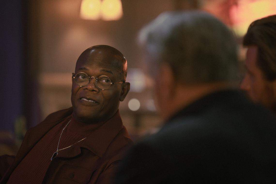 Samuel L. Jackson as Russell Lee Washington Jr. in “Tulsa King,” episode 10, season 3, streaming on Paramount+, 2025.