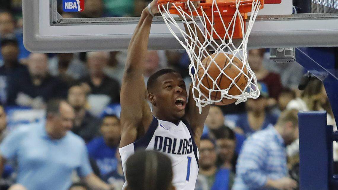 Dennis Smith Jr. will be the third player in Dallas Mavericks history to participate in the NBA Slam Dunk contest.