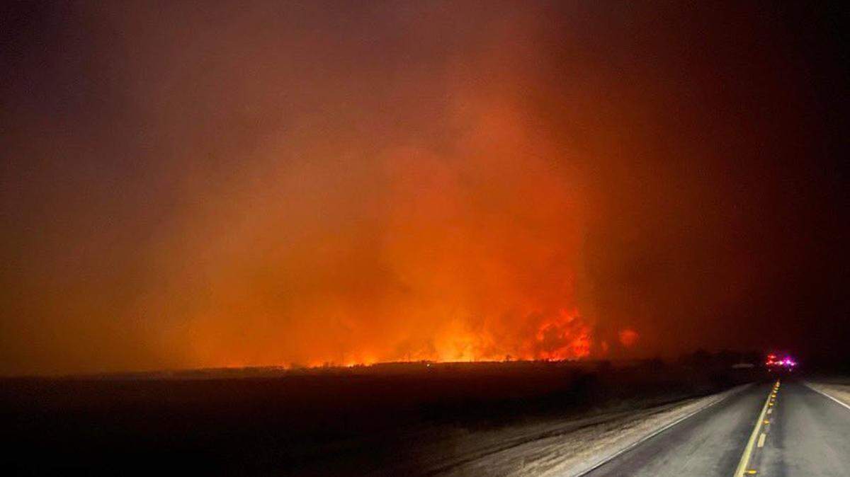 The Eastland Complex Fire was estimated to be 45,383 acres and 4% contained as of Friday morning, March 18, 2022.