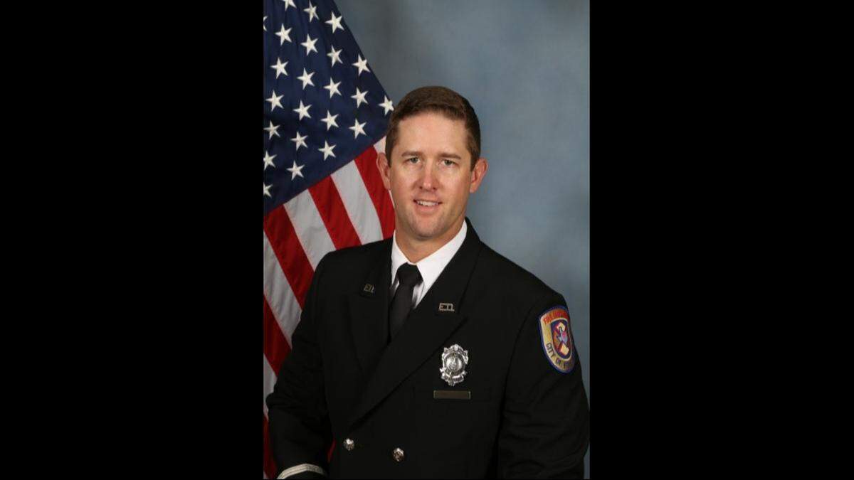 Firefighter Devin Kuhn, 33, has been with the Fort Worth Fire Department just shy of five years. He was released from the hospital on Tuesday with minor injuries after a fire engine rolled over in a crash.