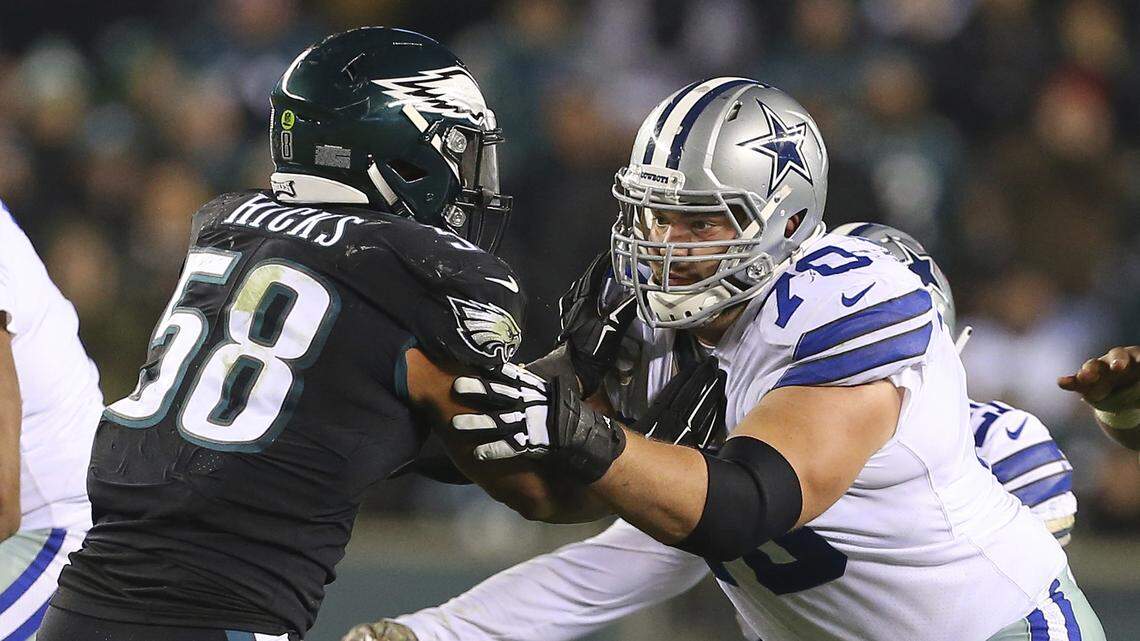 Dallas Cowboys guard Zack Martin left Sunday’s game against the Philadelphia Eagles with a knee injury. It’s the same knee injury that has plagued him for over a month. He’s not expected to practice this week and is likely to miss the Colts game.