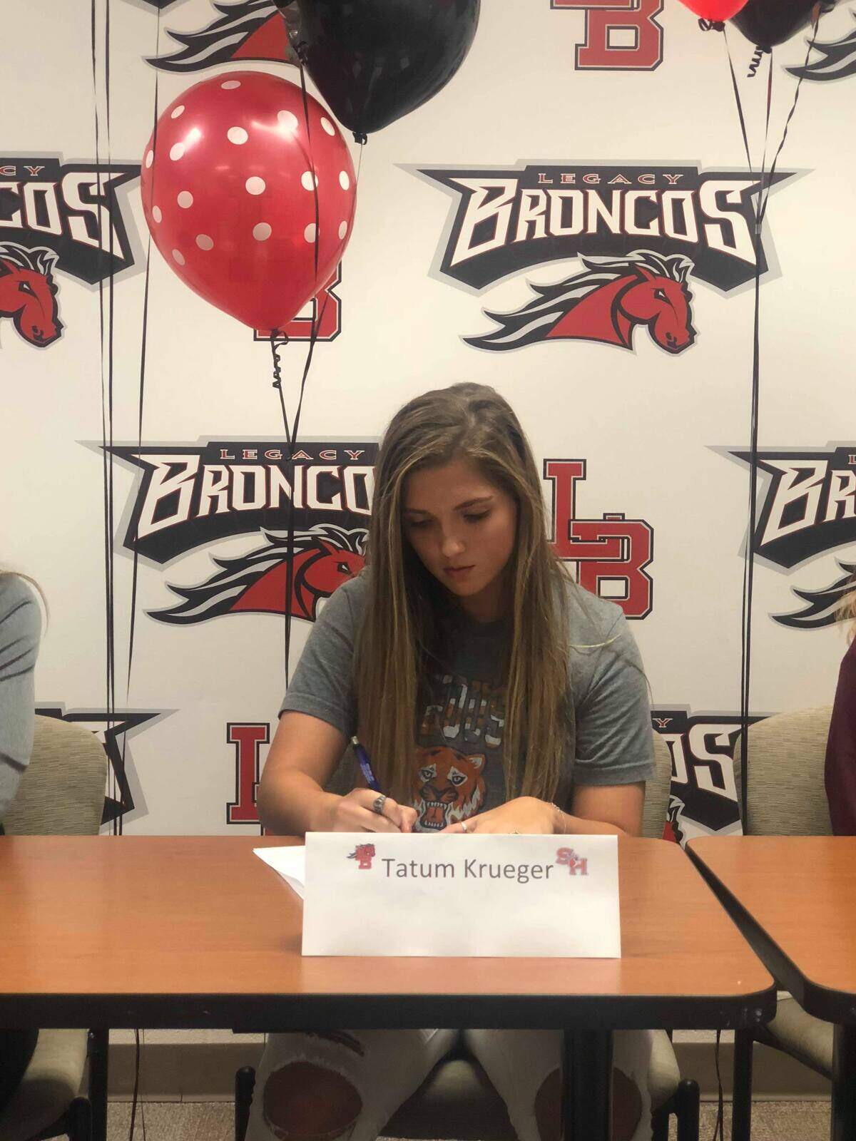 Mansfield Legacy senior Tatum Krueger will continue her career with Sam Houston State.
