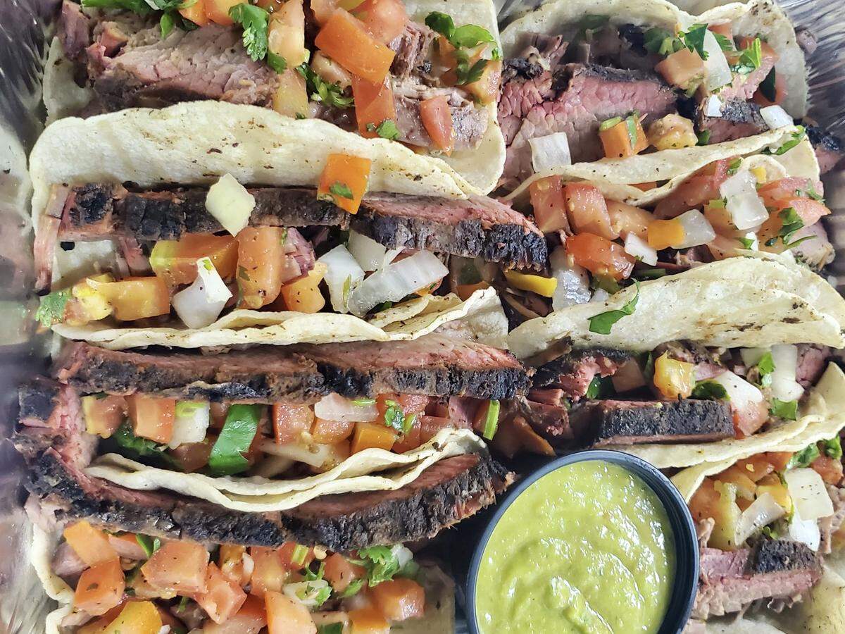 Brisket tacos are a family dinner special at Enchiladas Ole.