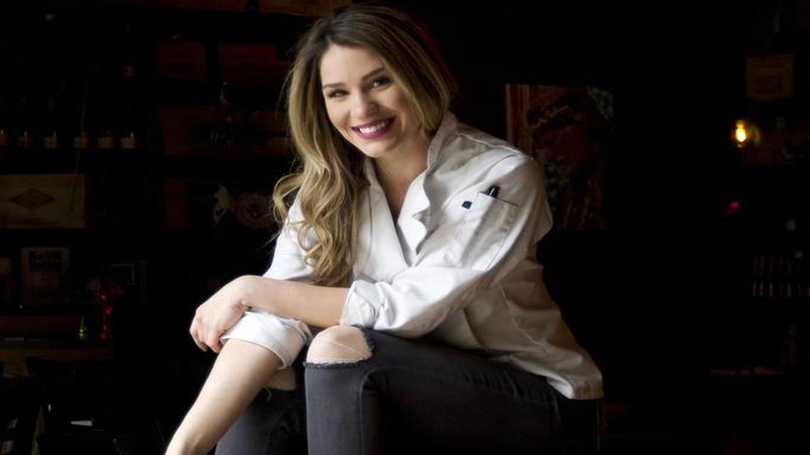 Jenna Kinard in 2017 as executive chef at Max’s Wine Dive.