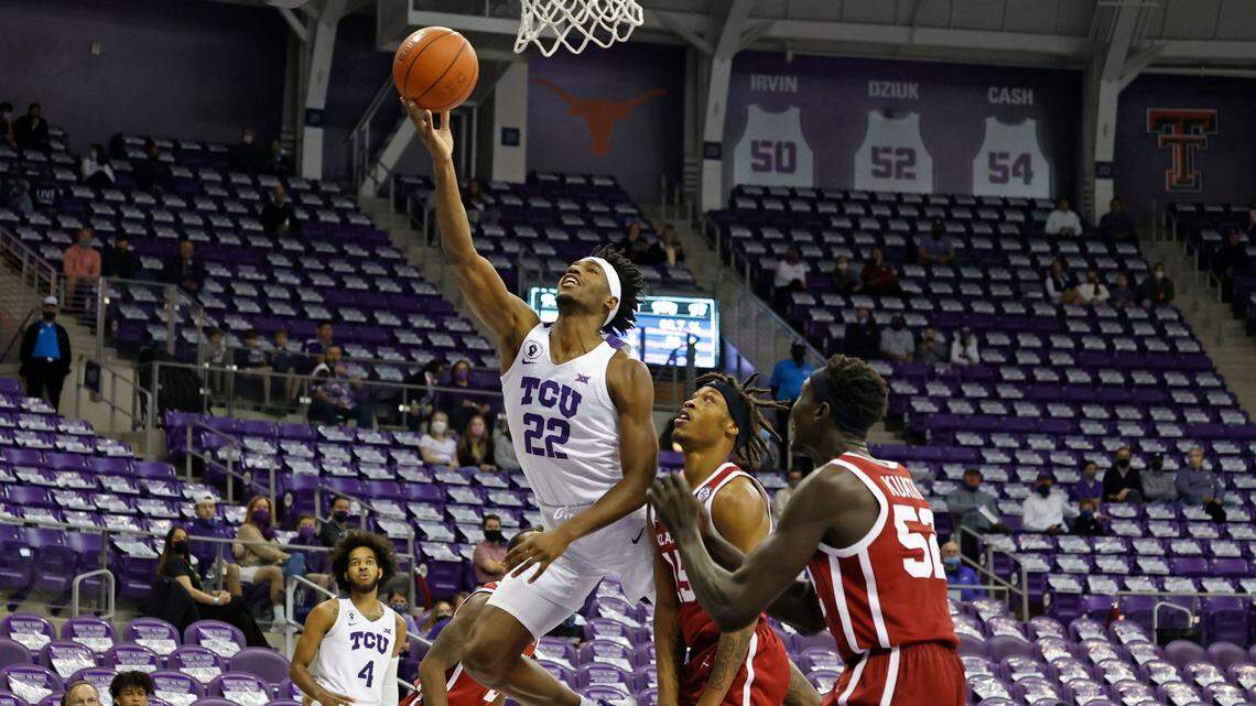 TCU guard RJ Nembhard ranks third in the Big 12 in scoring with 17.17 points per game.