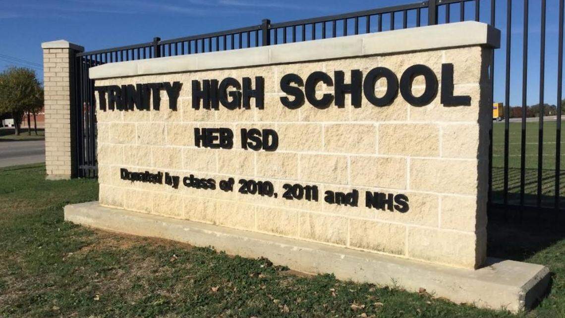 Trinity High School in Euless was evacuated Thursday after a potential bomb threat was made by a student, Euless police said.