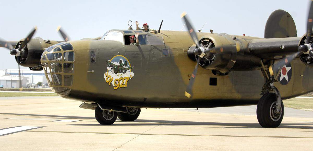 Commemorative Air Force’s B-24 Liberator owned by the Commemorative Air Force makes an appearance at the Air Power Expo NAS Fort Worth JRB in this 2011 file photo.
