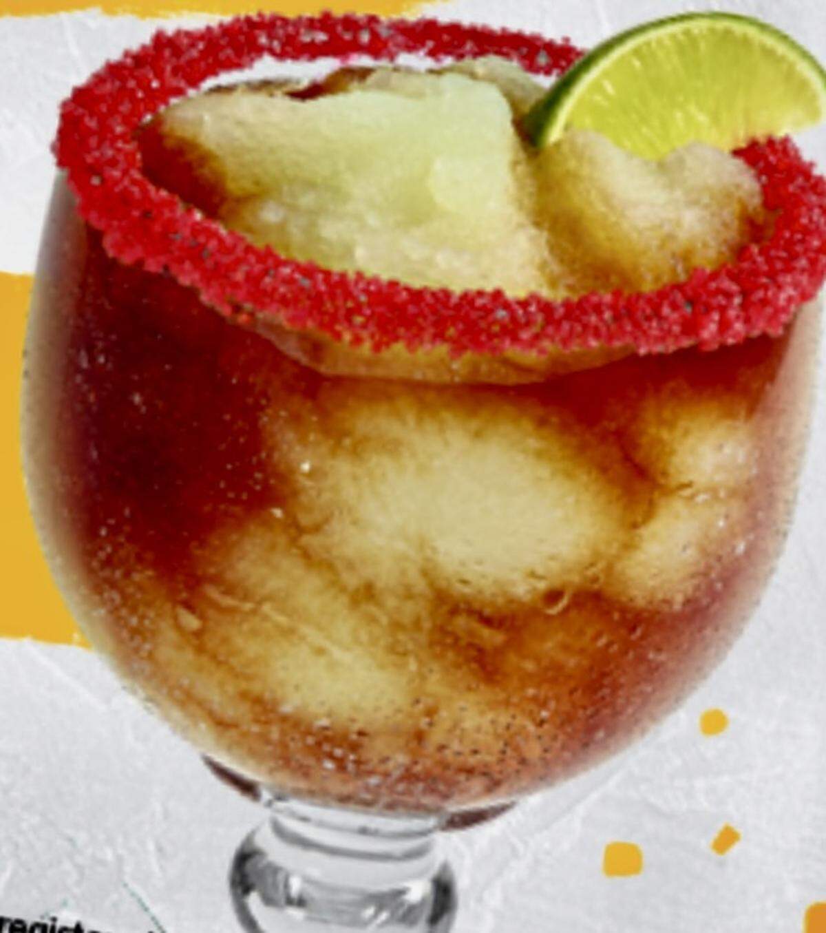 Fuzzy’s Taco Shops are offering a frozen margarita mixed with Dr Pepper and cinnamon whiskey.