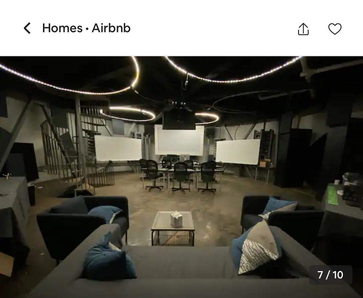 Large seating area