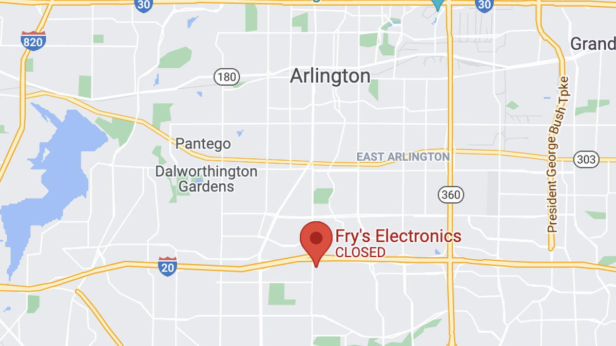 The grant approved by the Arlington City Council would go to redeveloping an old Fry’s Electronics property into a furniture showroom, warehouse and headquarters.