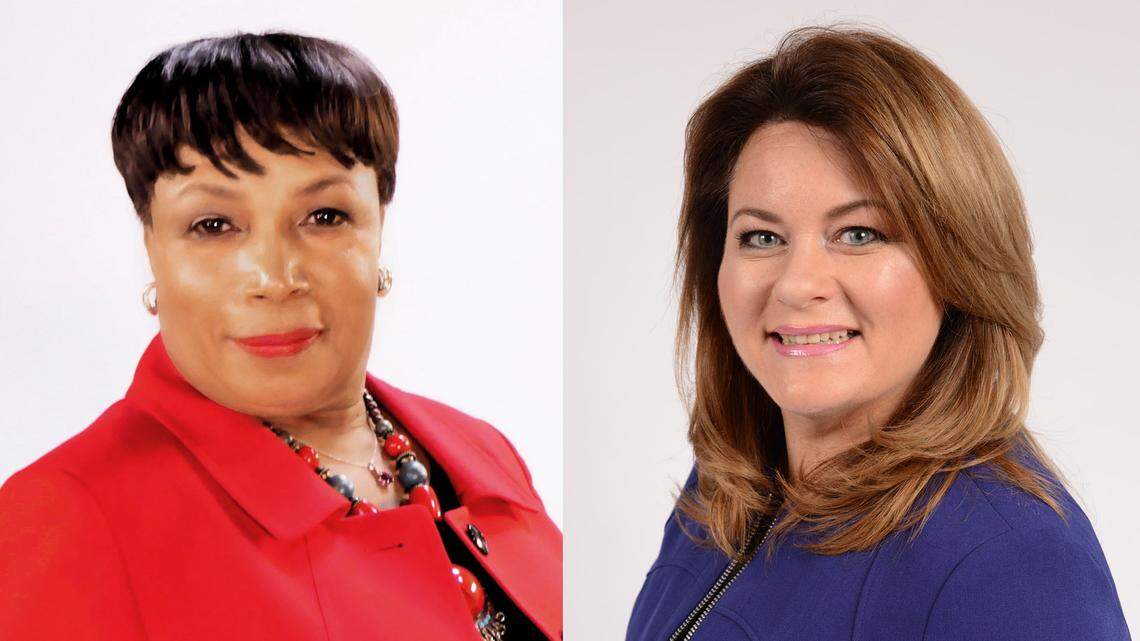 Democrats Ruby Woolridge and Jana Lynne Sanchez