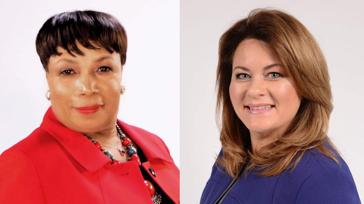 Democrats Ruby Woolridge and Jana Lynne Sanchez