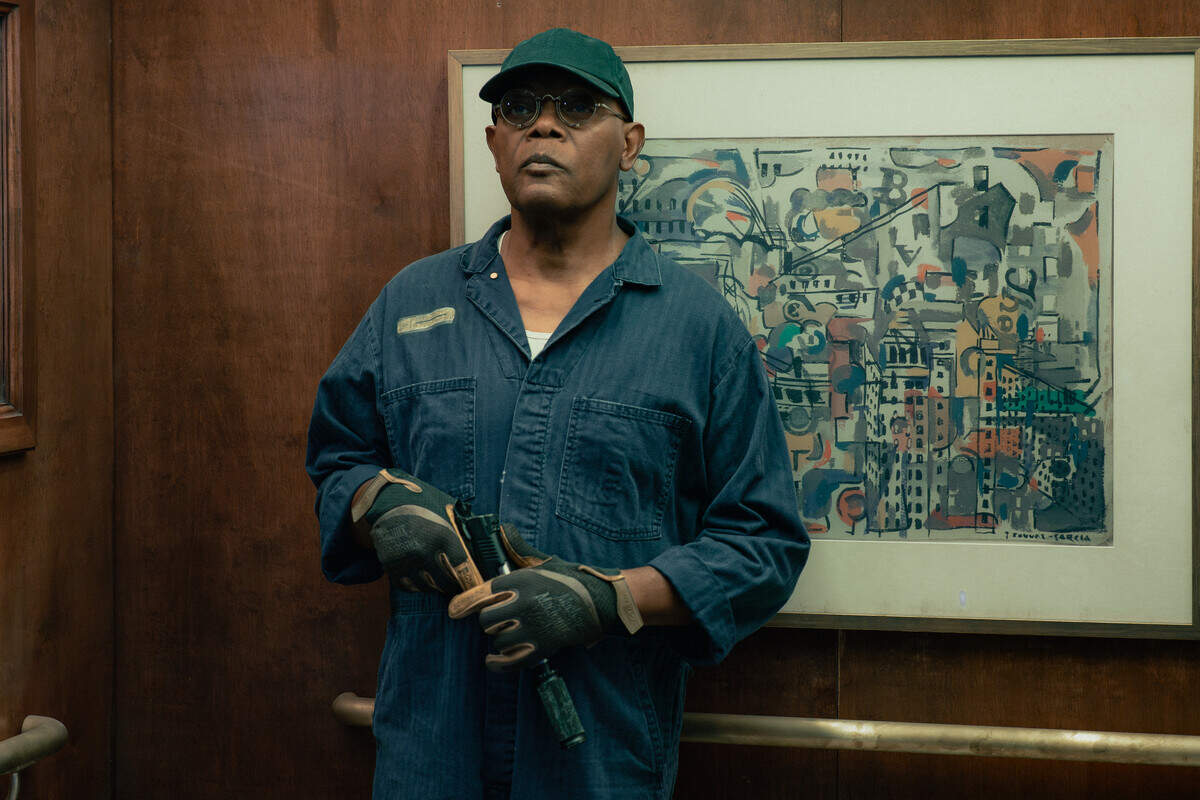 Samuel L. Jackson as Lee in “Tulsa King,” episode 9, season 3, streaming on Paramount+, 2025.