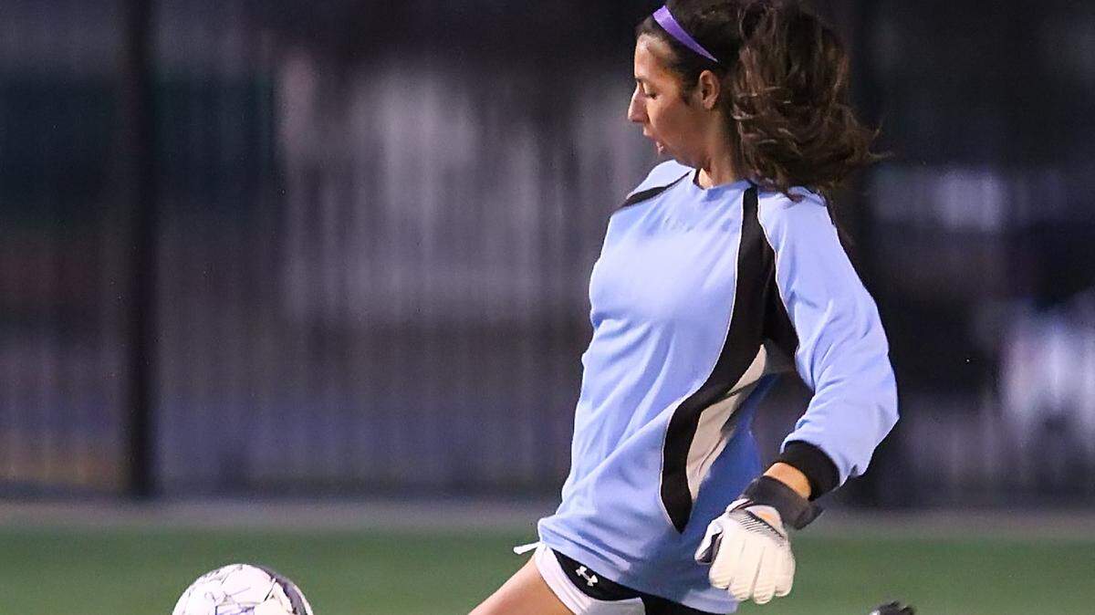 Granbury goal keeper Macie Blohowiak.