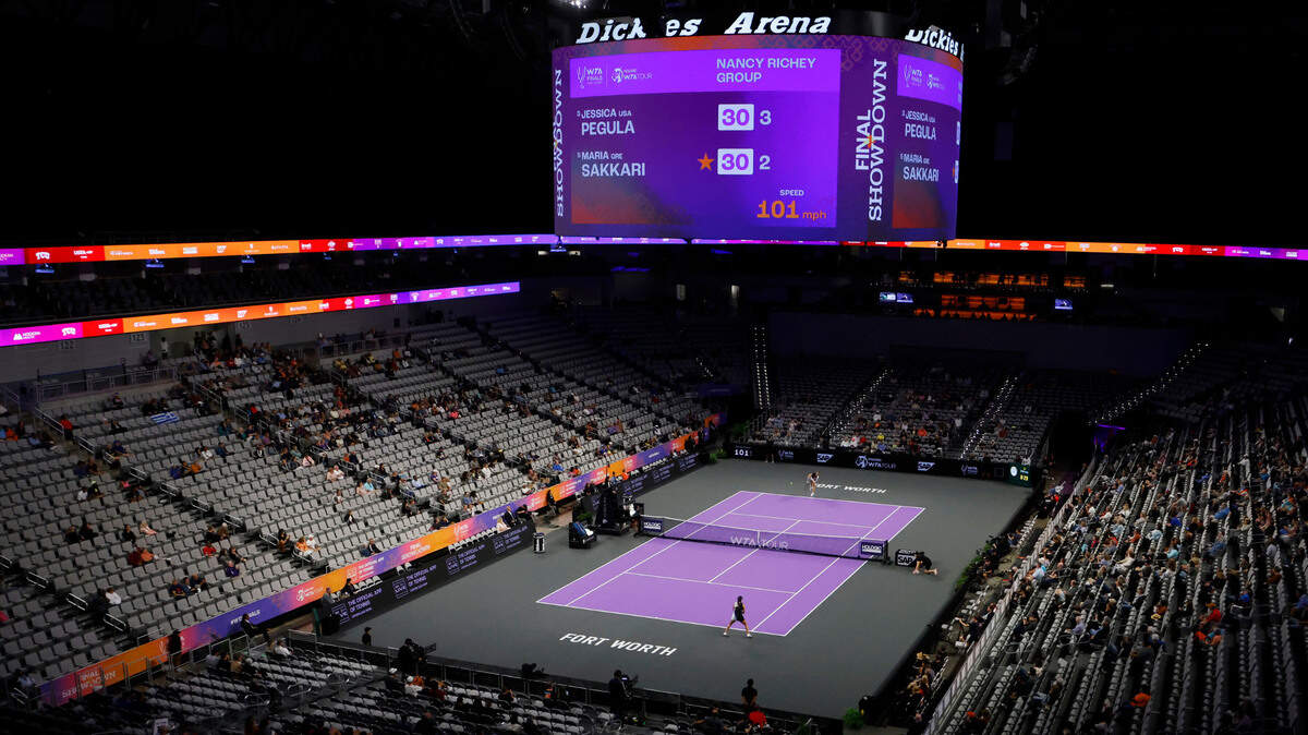 Given the size of the arena, attendance at Dickies Arena for the WTA Finals sometimes looked worse than it actually was for the annual event. Its potential return to Fort Worth in the future depends largely on China, and the WTA.