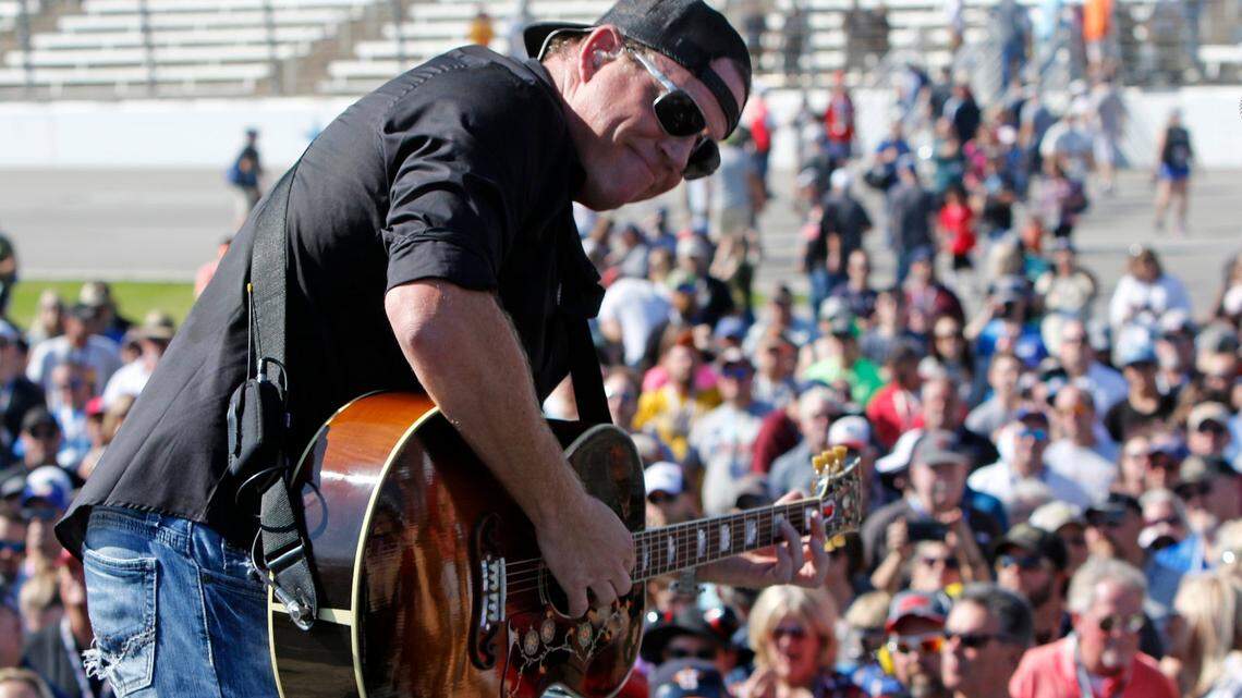 Pat Green entertains before the Texas AAA 500 at Texas Motor Speedway in a Nov. 5, 2017, photo. The Fort Worth country musician will hold a benefit concert on Wednesday, July 16, for victims of the July 4, 2025, floods in Texas Hill Country.