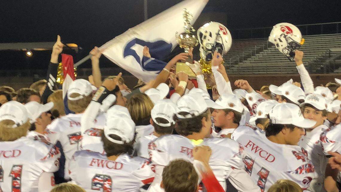 Fort Worth Country Day beats The Woodlands John Cooper 55-41 to win the SPC 3A championship, Saturday, Nov. 10, 2018.