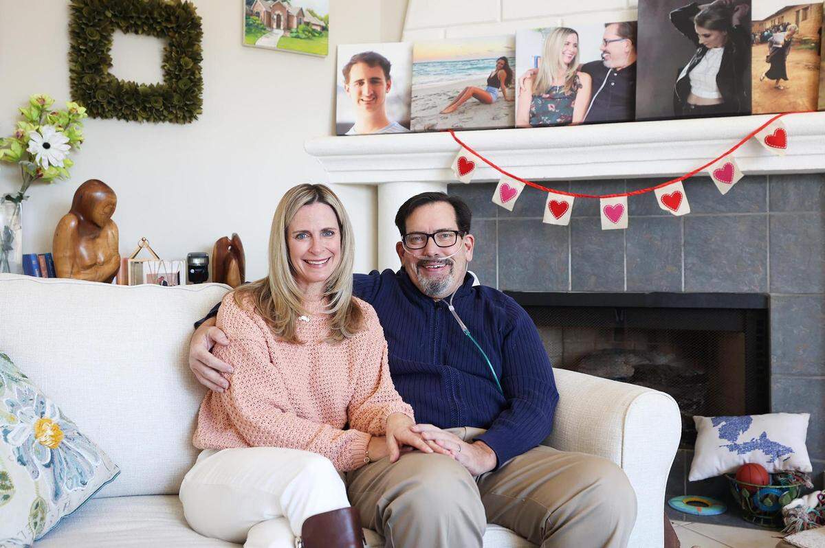 Karl Travis of Fort Worth has been receiving at-home hospice care for the past two years. His wife Jaci left her job to not only provide full-time care but to also make the most of the time they have left together.